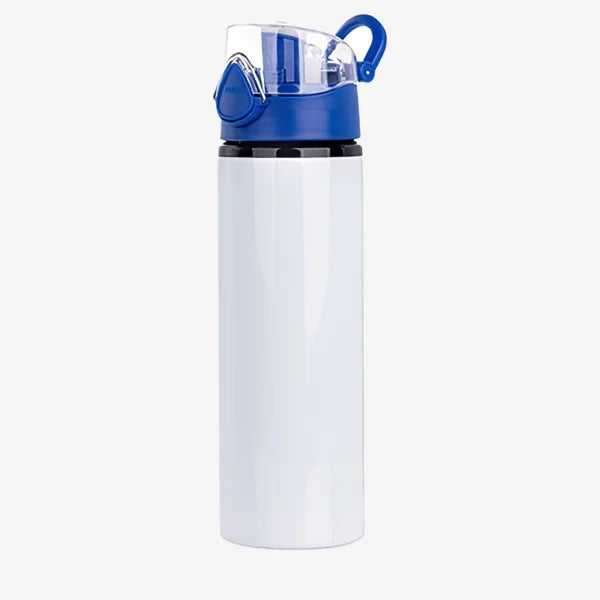Tomatodo blanco sublimable de 750 ml con tapa deportiva