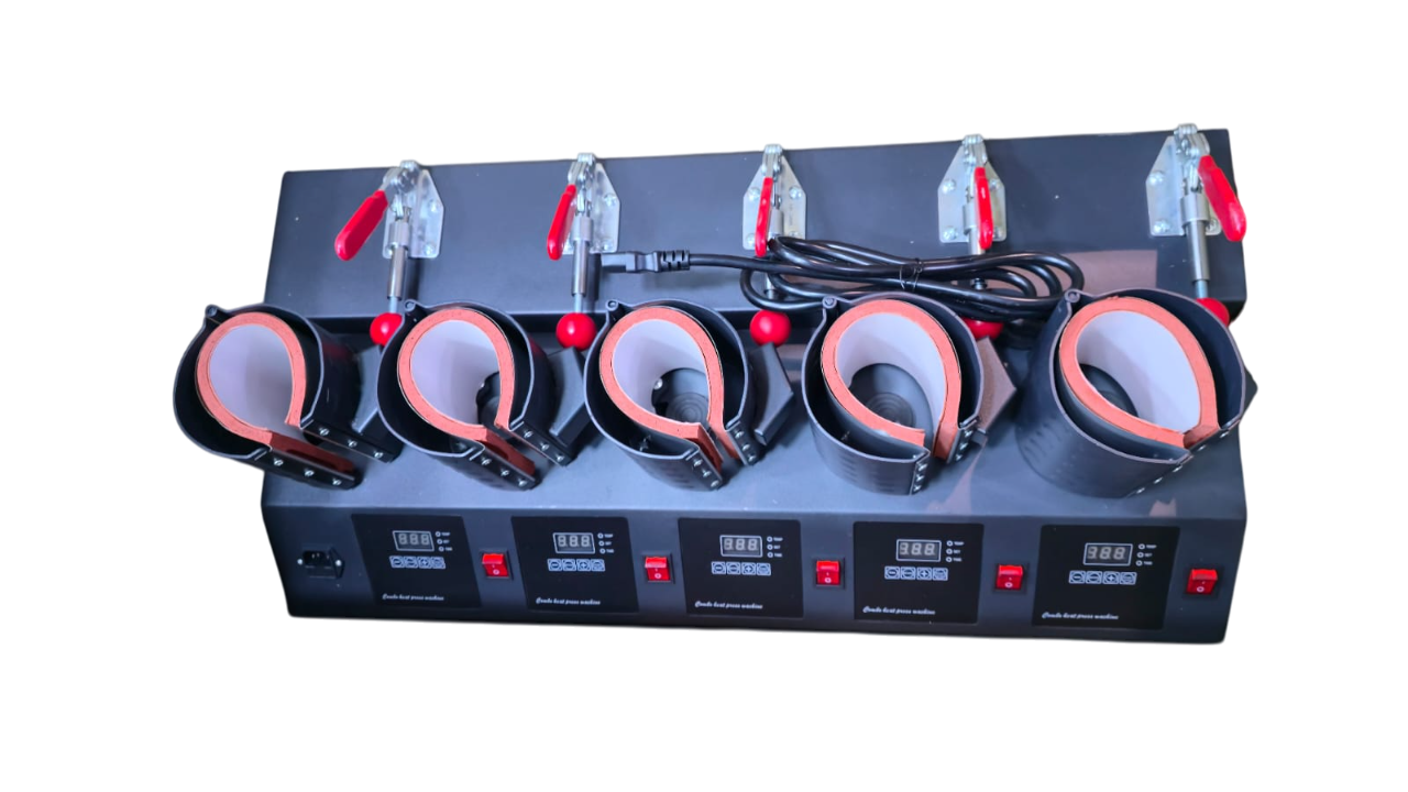 Estampadora de tazas 5 en 1