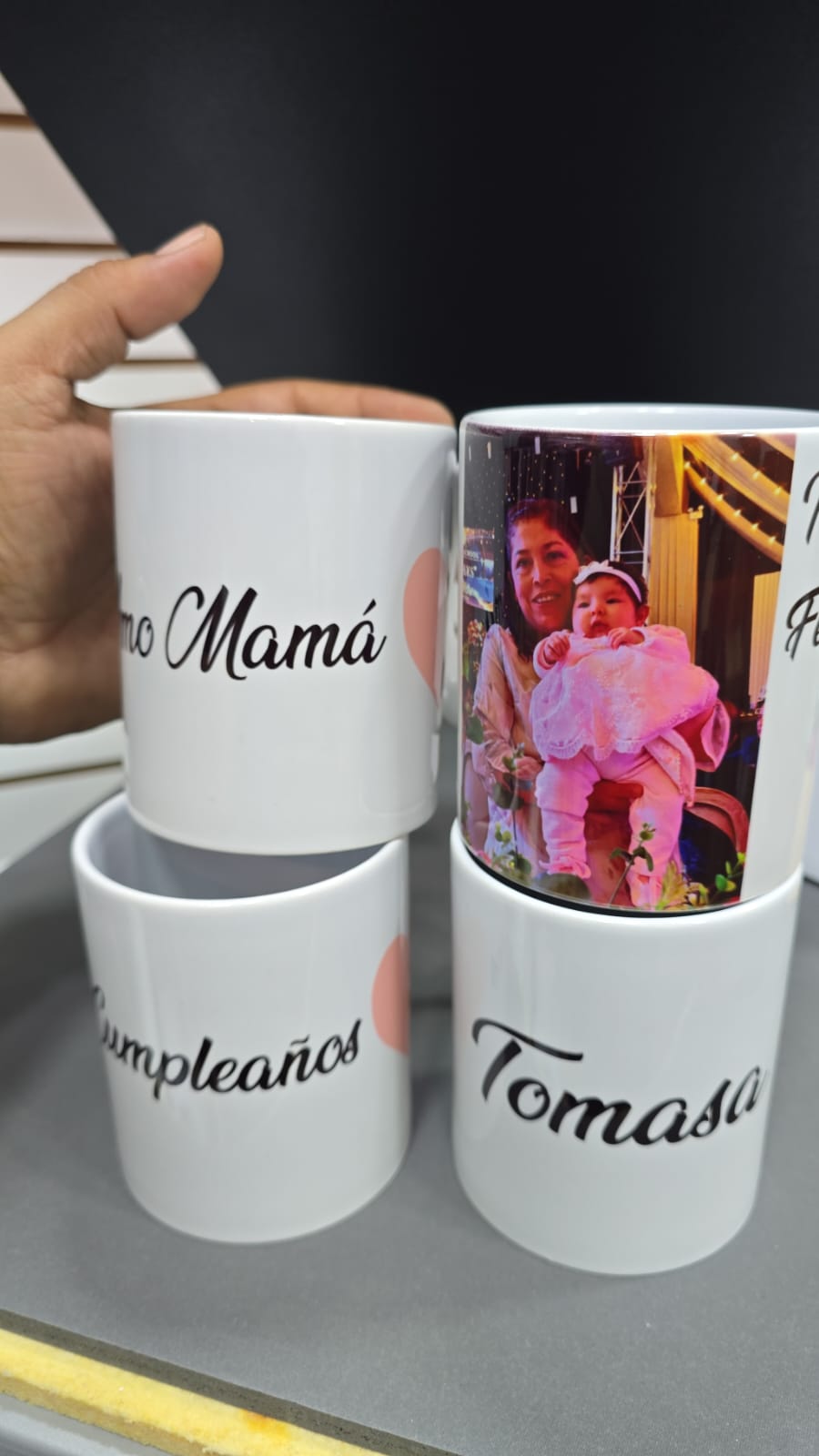 Servicio de personalización de Tazas