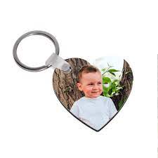 Llavero MDF forma de corazón Sublimable