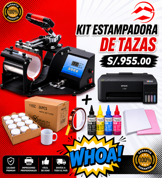 Kit de Sublimación para Tazas