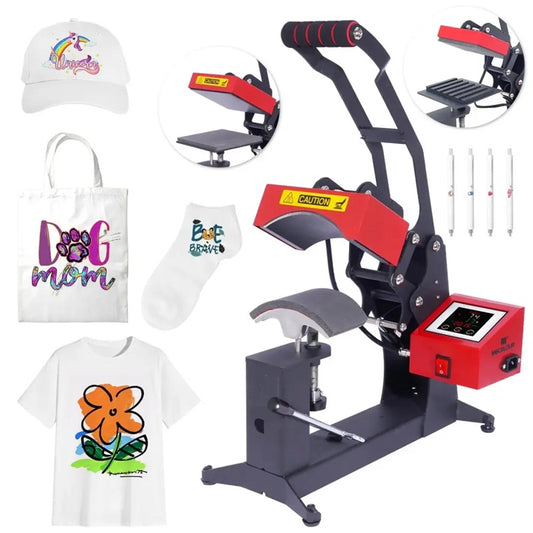 Estampadora Para Gorras, Etiquetas y Bolígrafos 3 En 1 PREVENTA