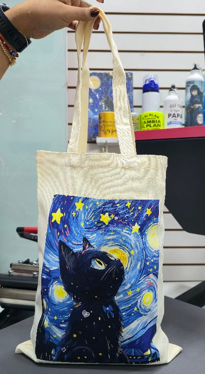 Bolsa tocuyo para personalizar medida 40x30cm