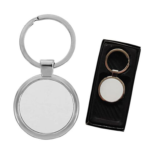 Llavero Metálico Sublimable Forma Circular