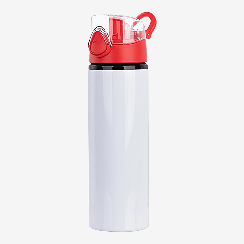 Tomatodo blanco sublimable de 750 ml con tapa deportiva