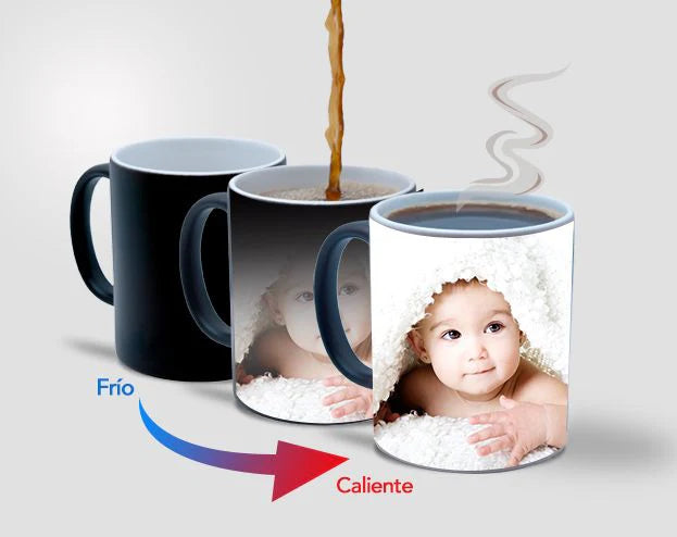Taza mágica cambia color sublimable 11 oz
