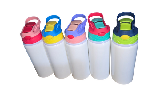 Tomatodo sublimable de 600ml con tapa de color