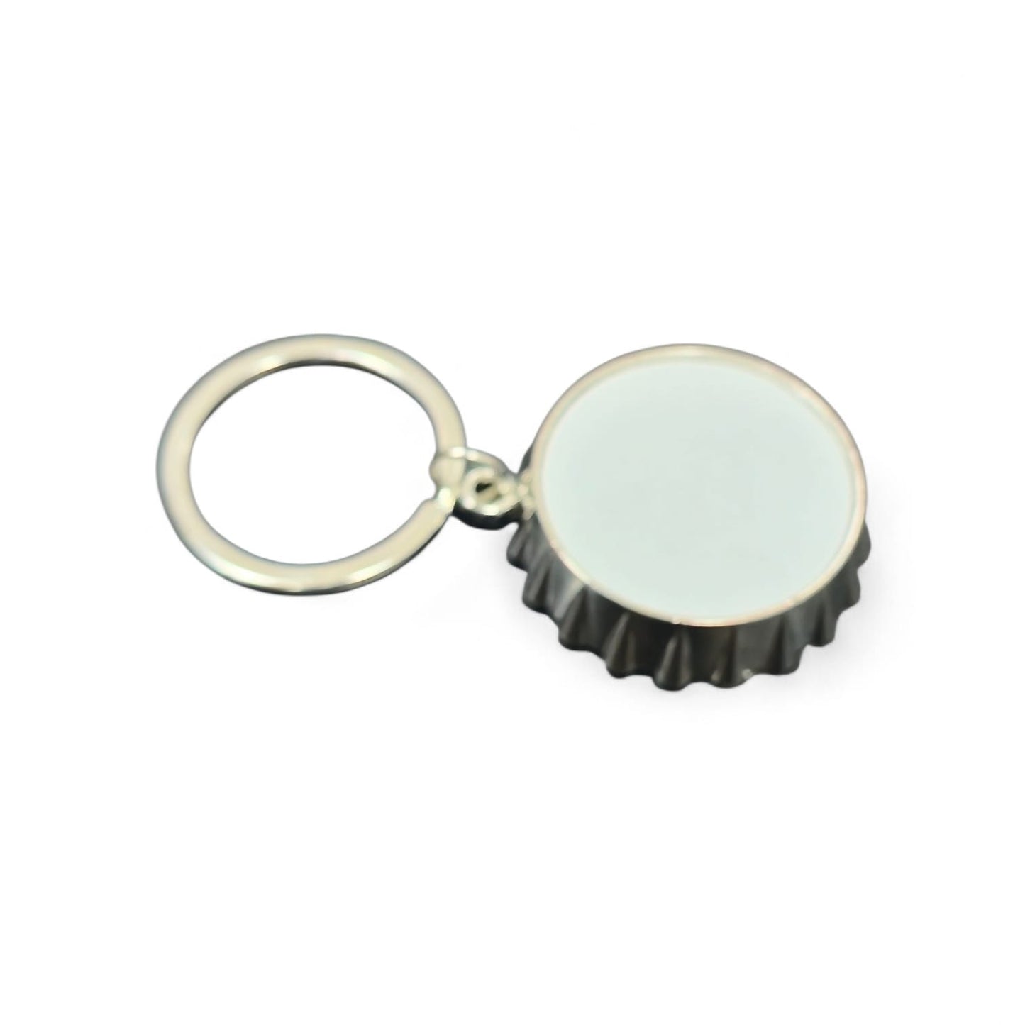 Llavero Metálico Sublimable Circular Destapador