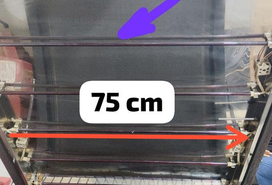 Tubo de lámpara calefactora infrarroja