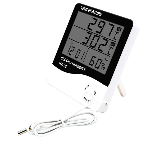 Medidor de temperatura y humedad Digital LCD