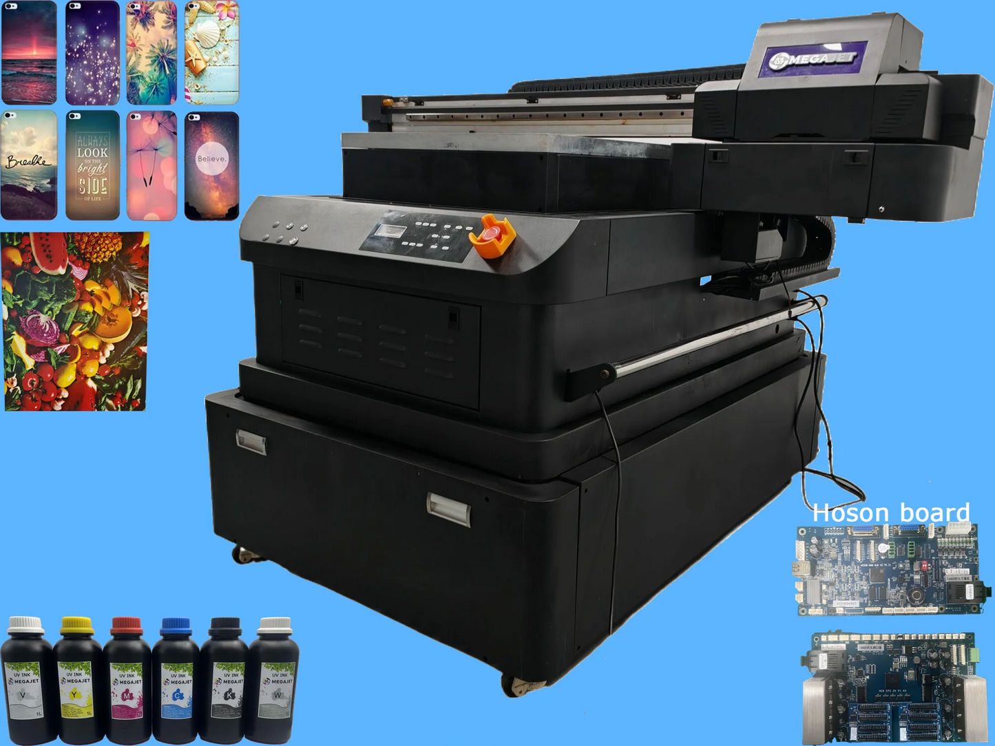 Ploter con Cama Plana de 3 Cabezales Xp600